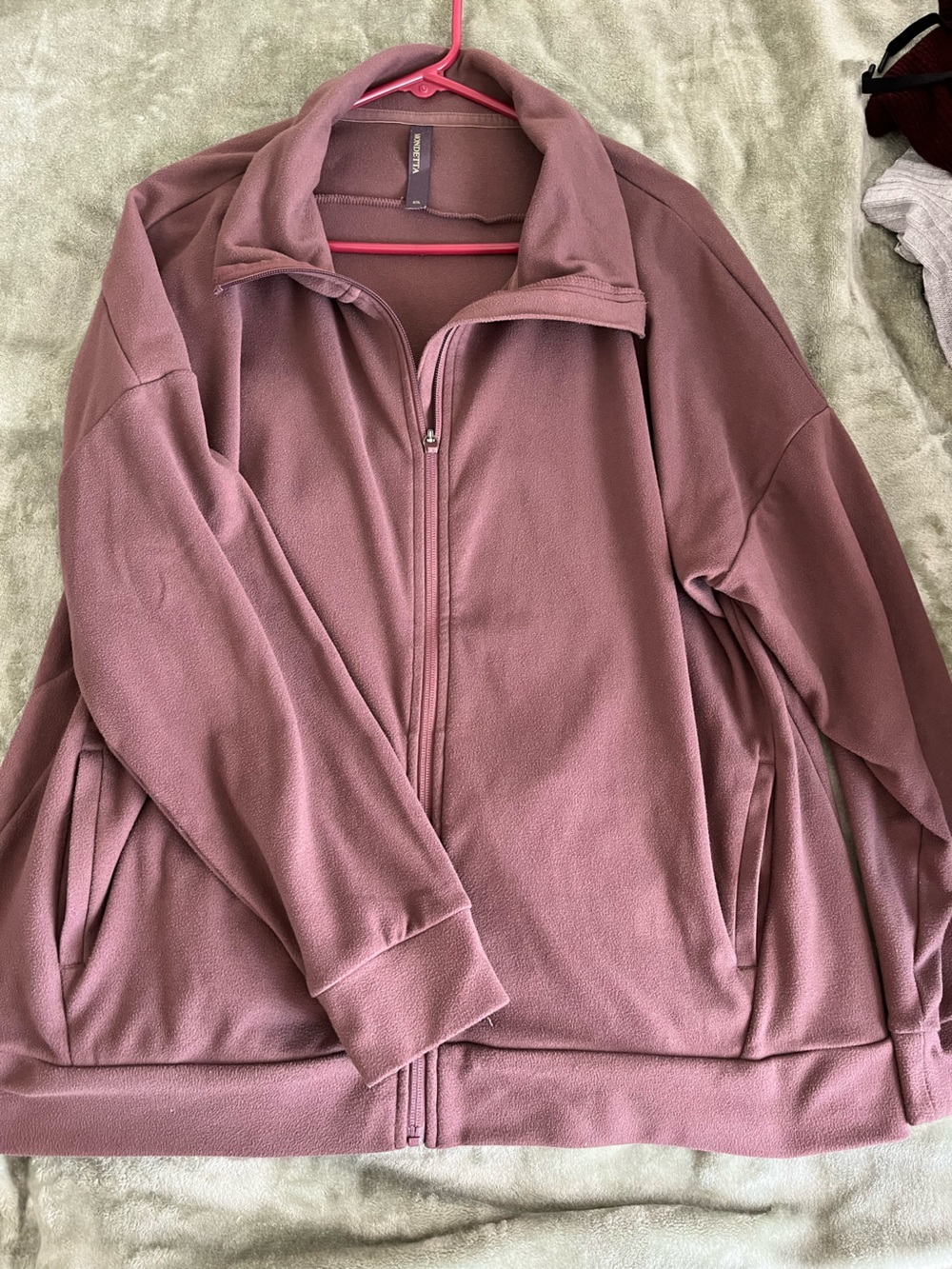 Mondetta Dusty Rose Fleece Jacket